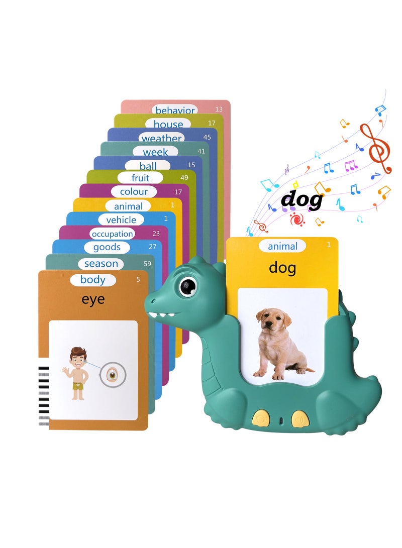 بطاقة إدخال آلة للأطفال 4-6 في مرحلة ما قبل المدرسة التعليم المبكر لعبة ورق تفاعلية - Image 2