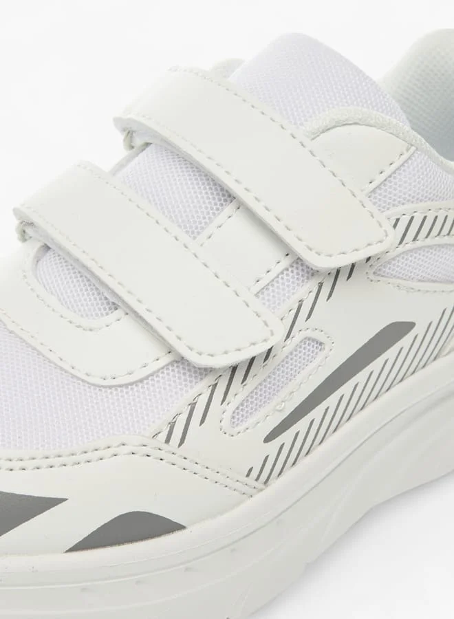 LBL by Shoexpress Boys Panelled Sports Shoes With Hook And Loop Closure