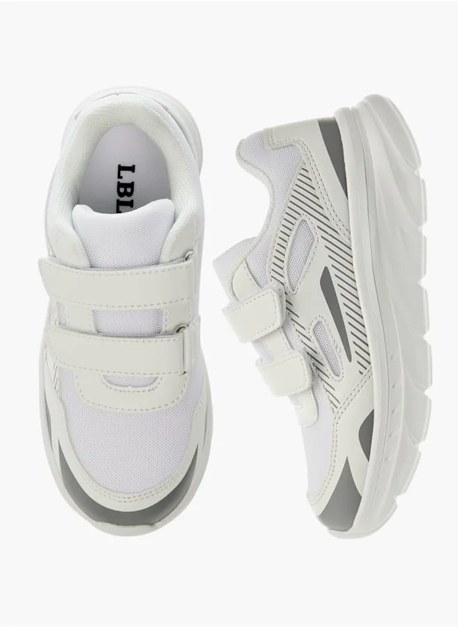 ال بي ال من شو اكسبرس Boys Panelled Sports Shoes With Hook And Loop Closure