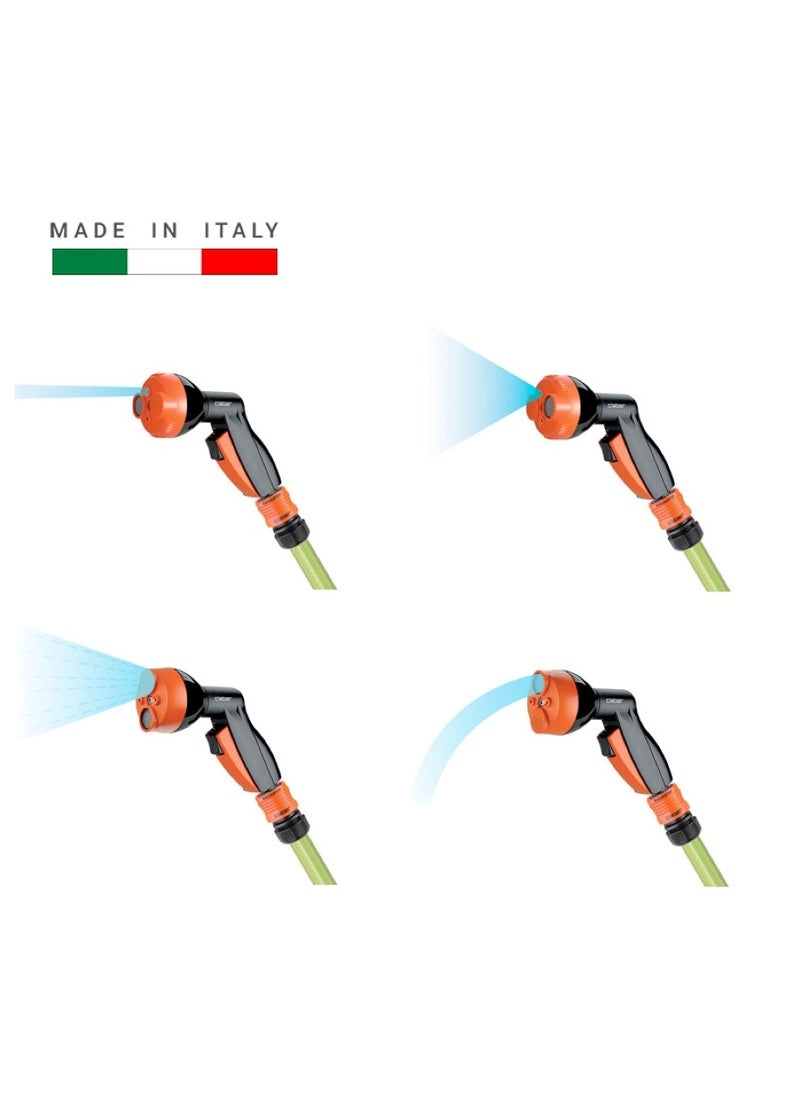 Claber - Starter Garden Irrigation Hose Set Black/Orange/Silver - Image 1