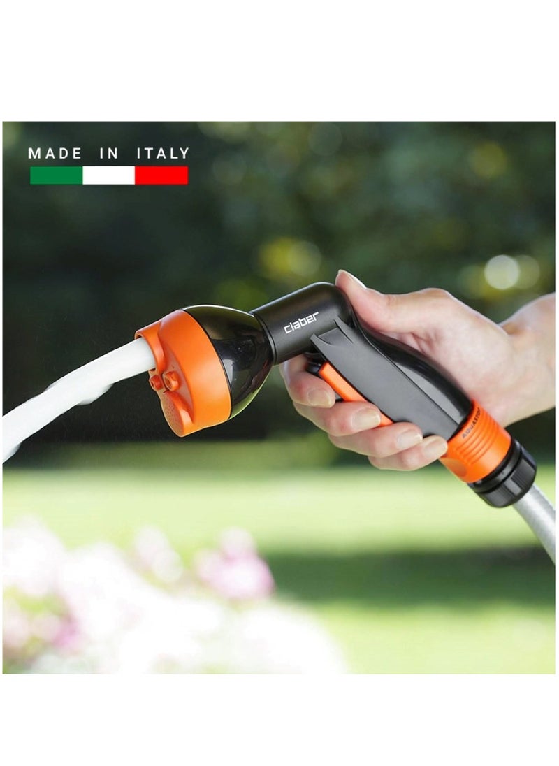 Claber - Starter Garden Irrigation Hose Set Black/Orange/Silver - Image 1