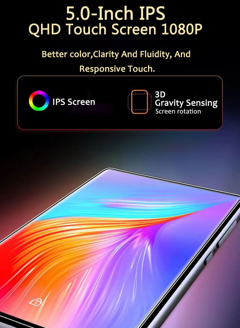 5.0″ WiFi Android MP5 Music Player – 4GB RAM + 64GB Storage, Octa-Core Android 11, 1080P QHD Touchscreen, HiFi Audio & E-Book Reader - Image 4