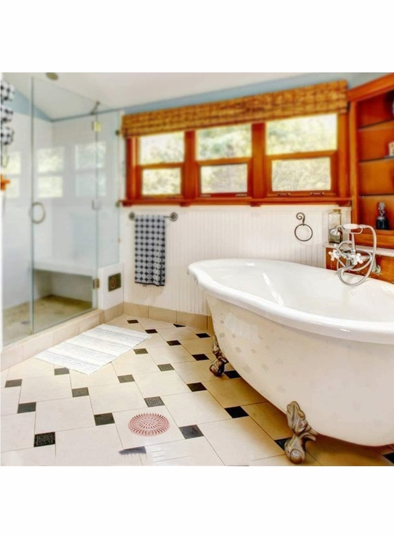 Zikra Drain Hair Catcher Sink Drain Strainer Silicone Drain Covers Drain Protector for Bathroom Showers Bathtubs - Image 3