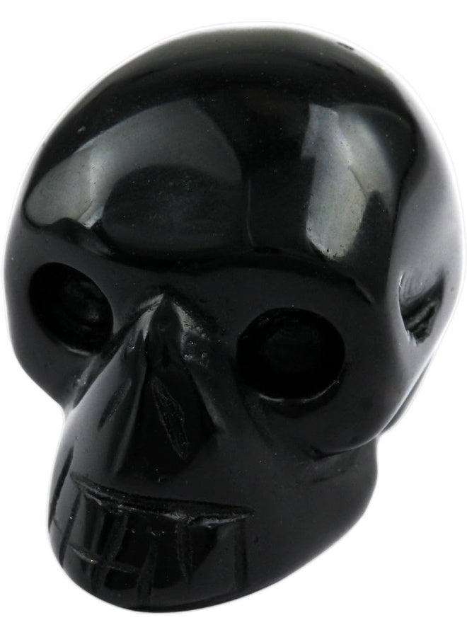 mookaitedecor 1 Inch Assorted Crystal Skull Sculpture Set of 5 Hand Carved Gemstone Statue Figurine Collectible Healing Reiki - Image 4