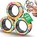 BunMo Easter Basket Stuffers Multicolor Magnetic Rings Improved N45 Magnets BPAFree Quiet Fidget Toy for Adults Teens for Office School Travel Easter Basket Stuffers for Teens - Image 2