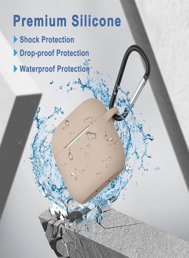 Meliya for AirPods 4 Case Cover 2024 with Lanyard & Keychain, Soft Silicone Protective Case for Apple AirPods 4th Generation, Full Protection, Support Wireless Charging (Milk Tea) - Image 5