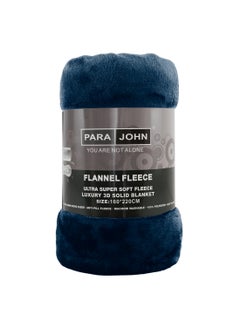 PARAJOHN Flannel Fleece Blanket Single Size (160x220) For All Season, Fluffy Blanket Warm Bed Throws For Sofa & Bed, Comfortable And Soft Flannel Fleece Blanket  - Image 4