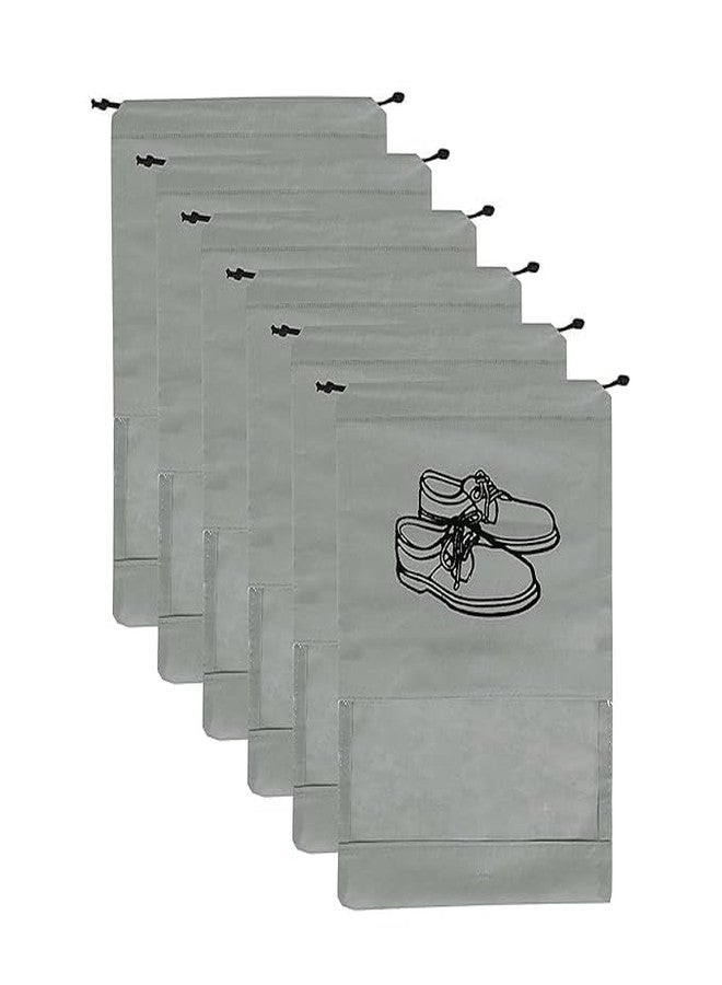 BANCROFT Shoe Cover Bag for Travel & Storage String Bag Organizer, Portable Travel Shoe Tote Bags Pouches Travel Shoe Cover (Pack of 10) - Image 1