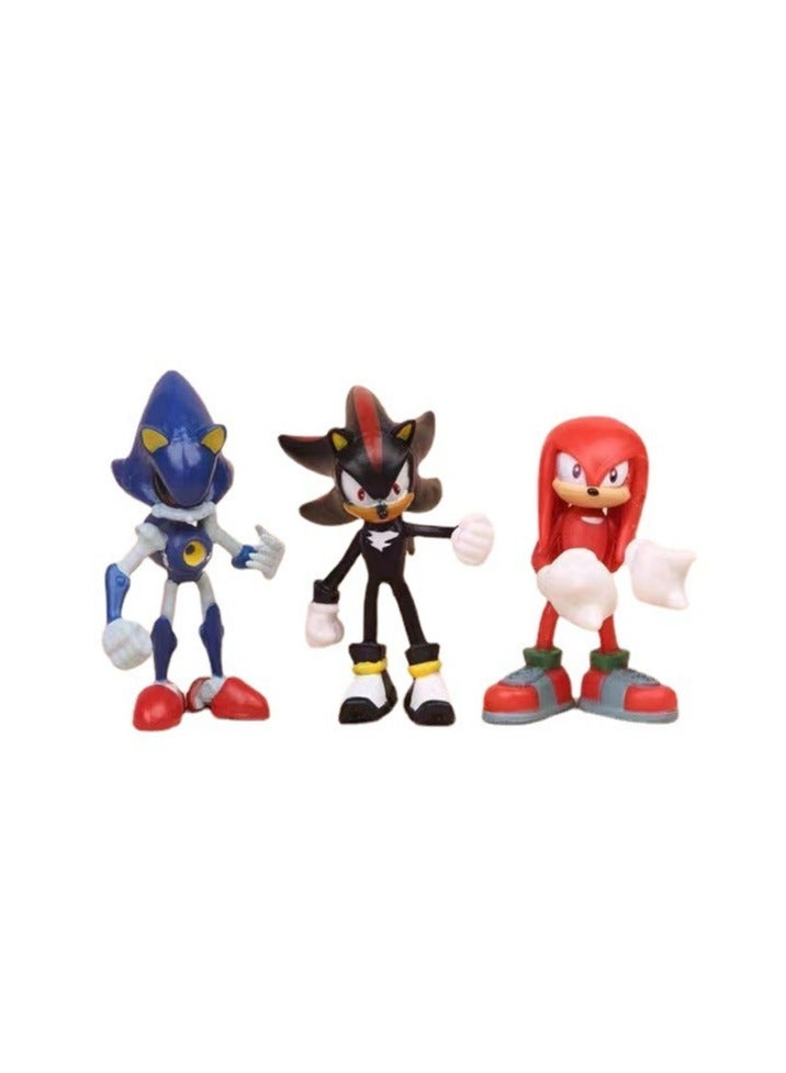 6-Piece Sonic Miniature Toy Set SM-02 2.5x2.5x7centimeter - Image 2