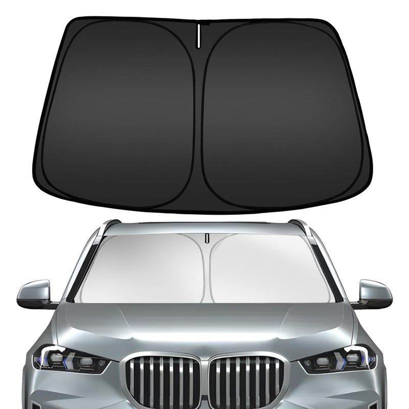 ARISMOTOR Windshield Sun Shade for BMW X5 20192025 2026 Custom Fit Foldable Front Window Sunshade Sun Visor Protector Block UV Rays Keep Your Car Cooler