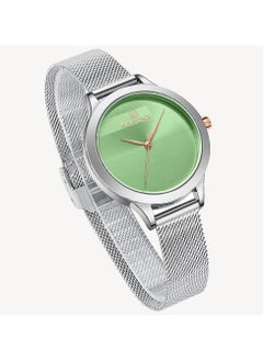 NAVIFORCE Elegant Women's Quartz Watch Stylish Round Dial with Minimalist Design Stainless Steel Mesh Strap Fashionable Timepiece for Everyday Wear and Special Occasions  - Image 4