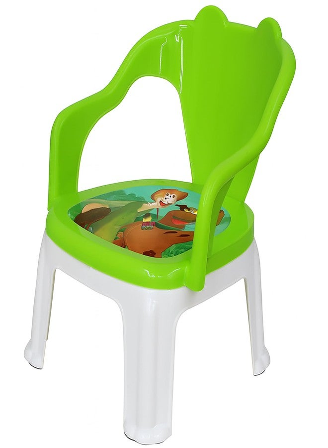 Toyify Kids Study Chair with Backrest | Comfortable, Durable & Lightweight Chair for Children - Perfect for Study, Dining & Play (BalComfort Lite, Green) - Image 5