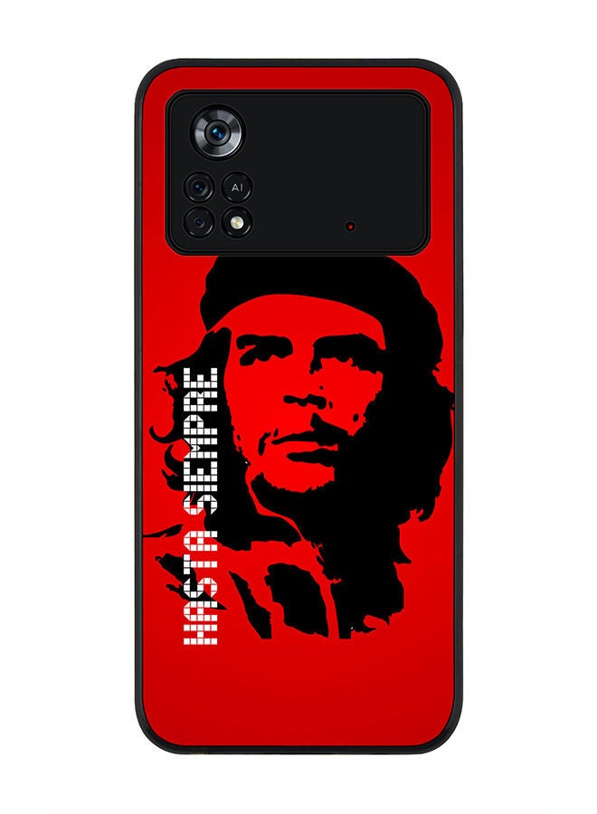 Stylizedd حافظة سوداء متينة لهاتف Poco M4 Pro 4G، حافظة رفيعة، حواف مطاطية مرنة، مضادة للسقوط، غلاف TPU جل رقيق - هاسطا سيمبري - Image 1