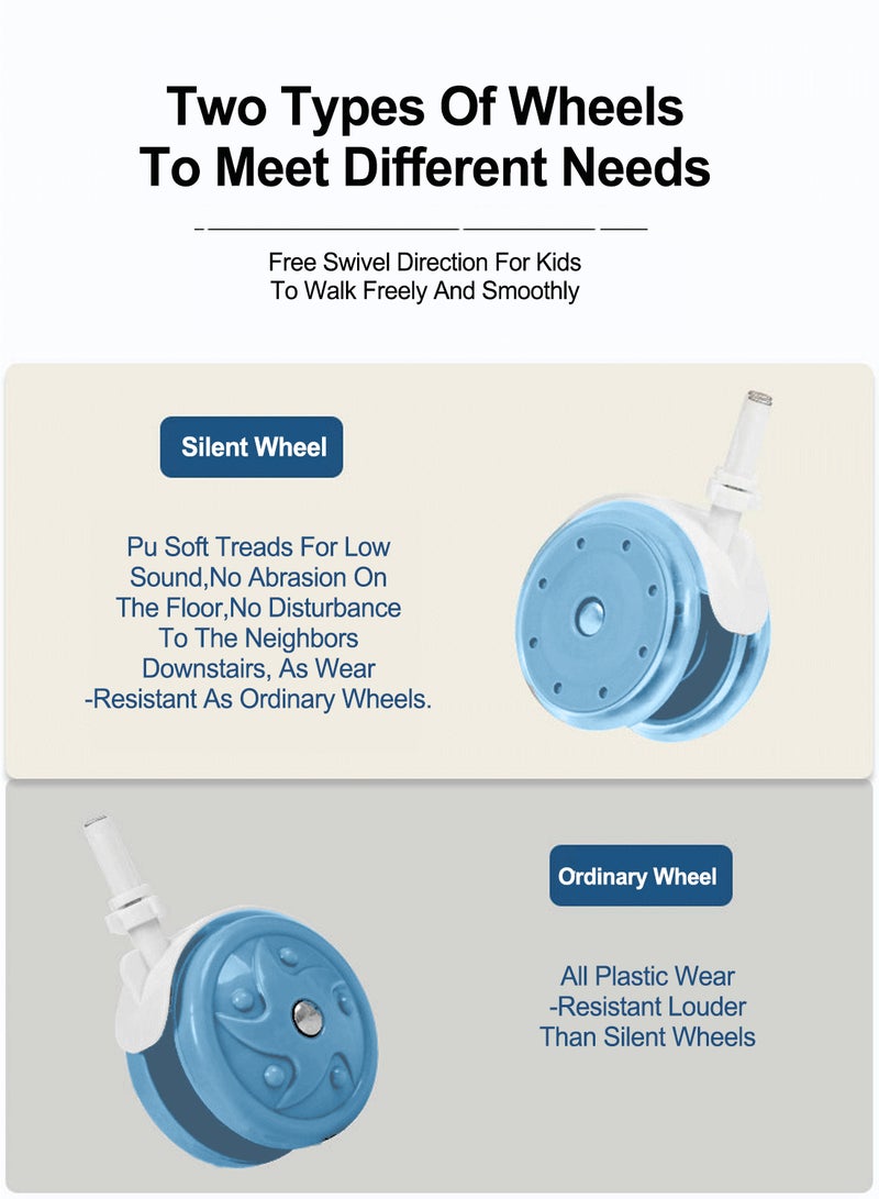 ما بيبي مشاية أطفال مضادة للانزلاق ومضادة للانقلاب، متعددة الوظائف، للأطفال الصغار، يمكن استخدامها كعربة أطفال - Image 5