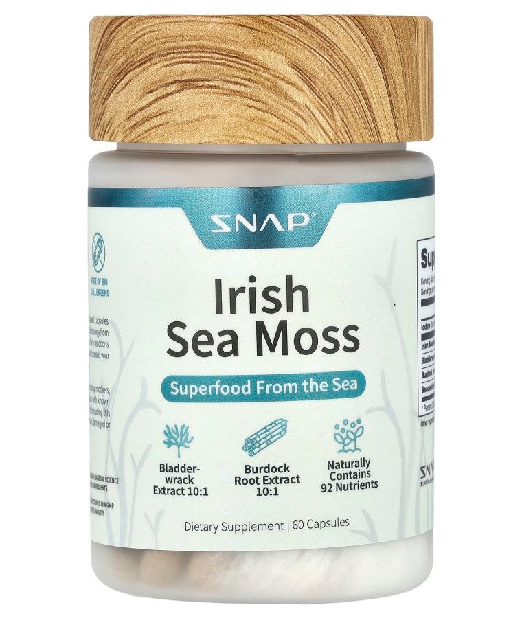 SNAP SUPPLEMENTS Irish Sea Moss 60 Capsules