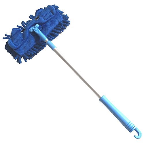 Xifando Mini Housekeeping Cleaning Tools for Children,3pcs Include Mop,Broom,Dustpan (Blue Mop+Frash Blue Broom&Dustpan) - Image 2