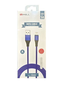Mill Lightning to USB Data Cable 5A Fast Charging Data and Charge Cable 100cm  - Image 1