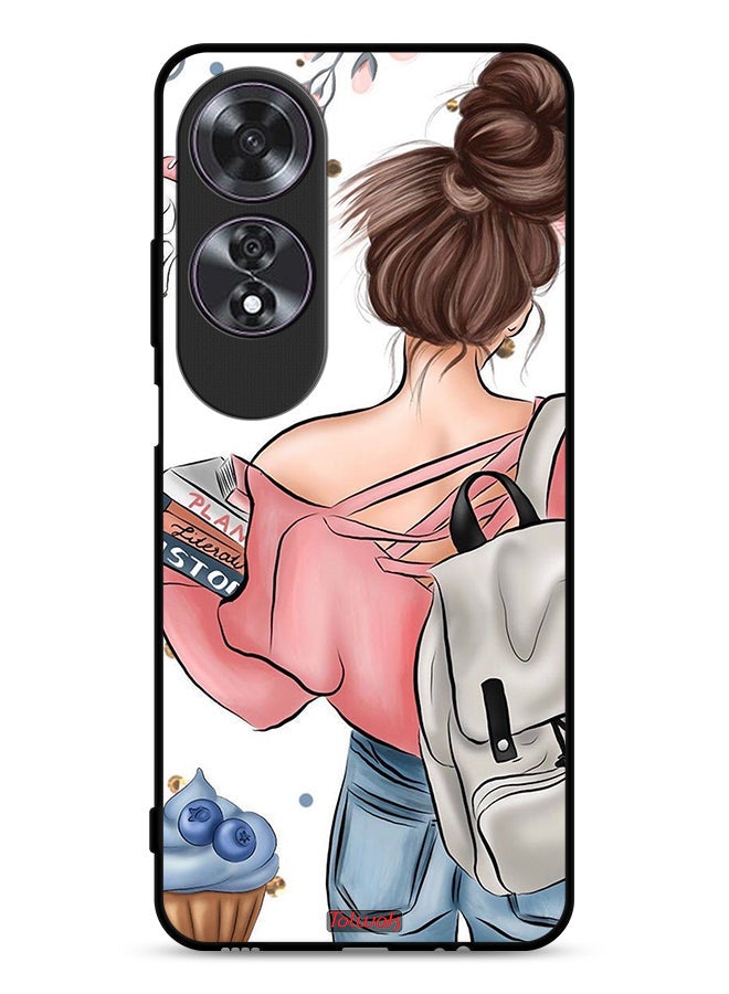 Tolwak Oppo A60 Protective Case Cover Books In Hands - Image 1