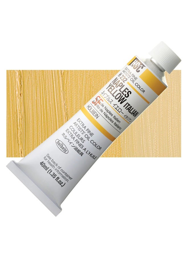 Holbein Artists' Oil Colors , 40ml -  Naples Yellow - Image 2