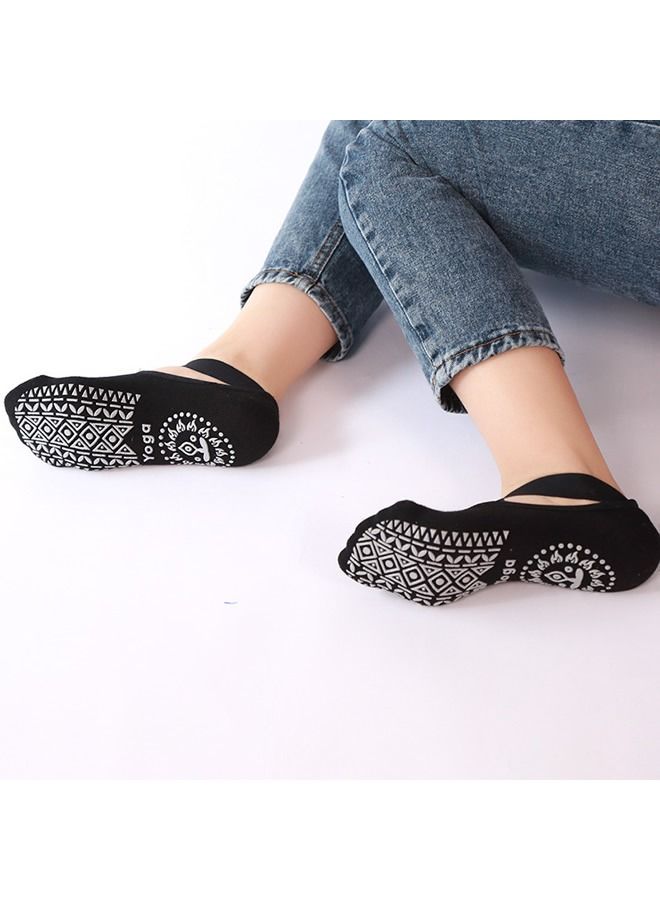 Generic Non Slip Yoga Pilates Socks Breathable Fitness Yoga Socks  - Image 3