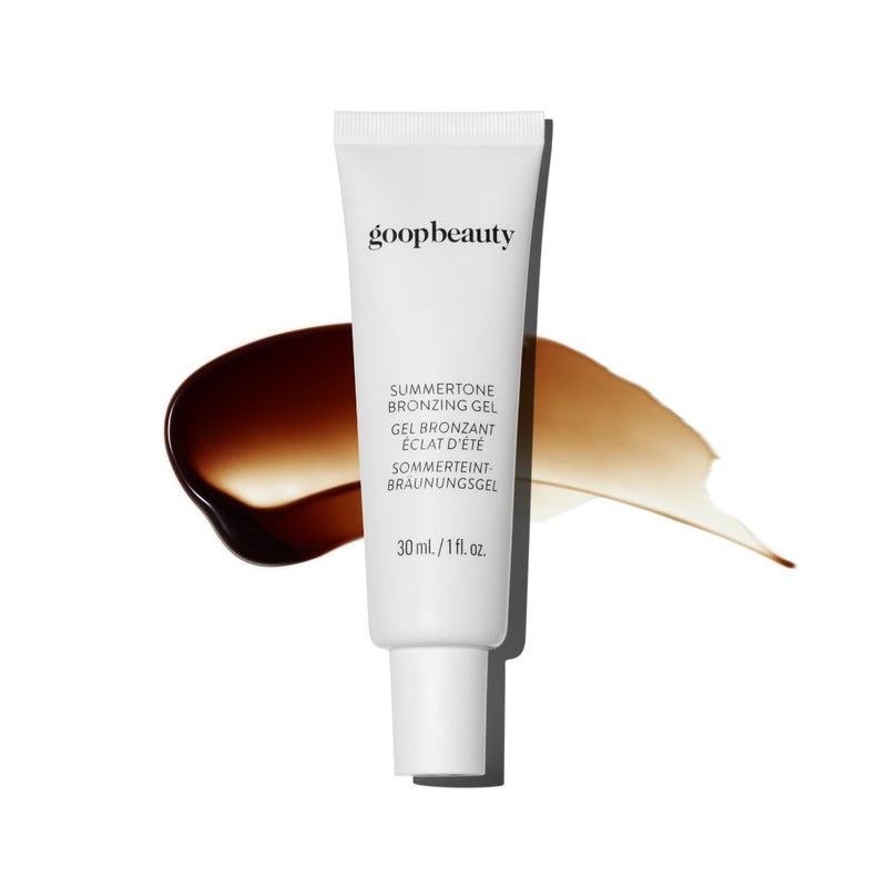 goop Beauty Summertone Bronzing Gel  Hydrating Skin Tint for a SunKissed Glow  Vitamin E  Red Algae Astaxanthin  1 fl oz