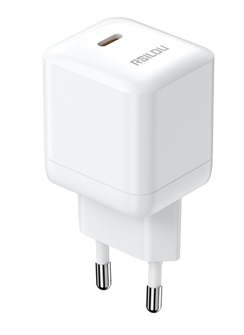 شاحن R4262 30 وات USB-C فائق السرعة، الطاقة والسرعة والأمان في تصميم واحد صغير الحجم، GaN، يدعم أجهزة Apple وجميع الهواتف الذكية والأجهزة اللوحية وسماعات الرأس التي تعمل بتقنية البلوتوث وغيرهم, حماية متعددة