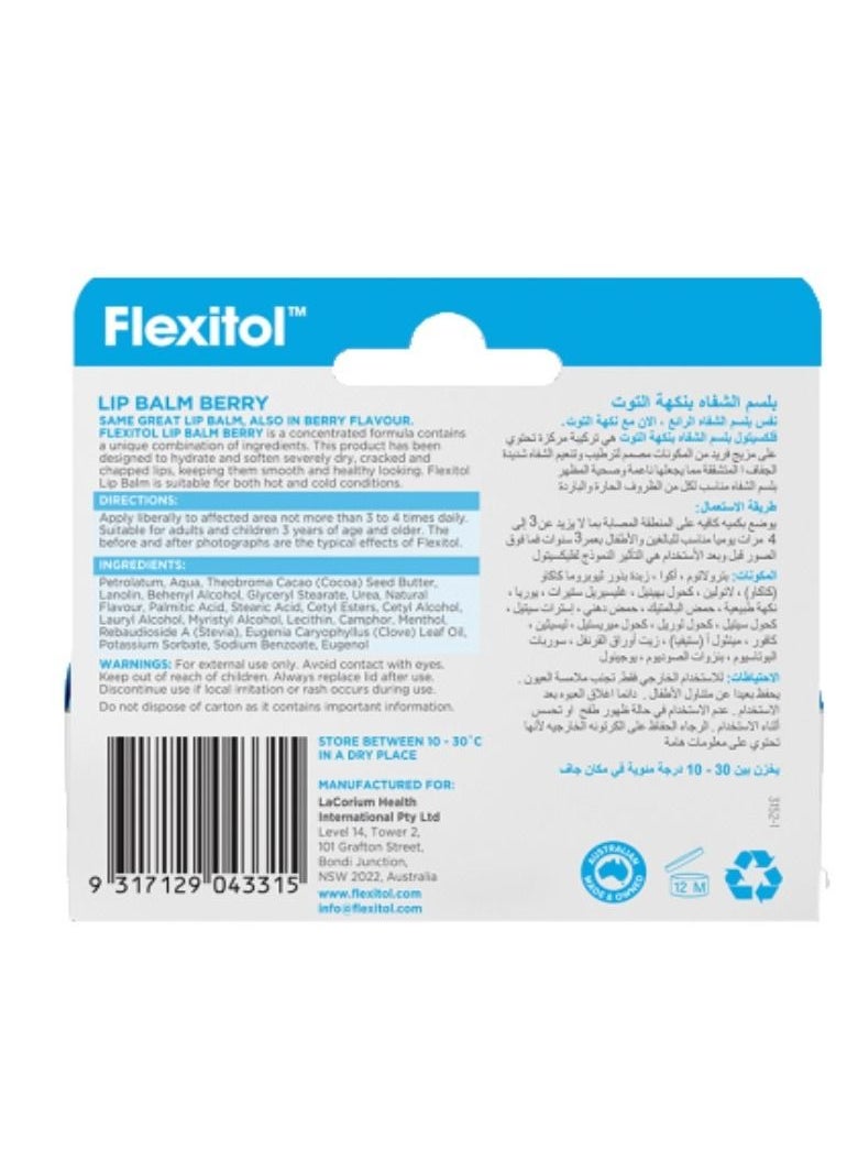Flexitol LIP BALM BERRY  - Image 2