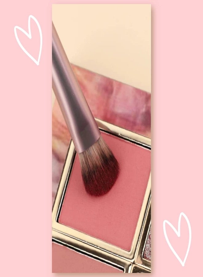 AURA 4 Soft Synthetic Eyeshadow Brush Kit - For Blending or Concealer. Eyeshadow brush set with case by aura. Eye makeup brushes and tools. Professional eyeshadow brushes. Brochas para sombra de ojos. - Image 4