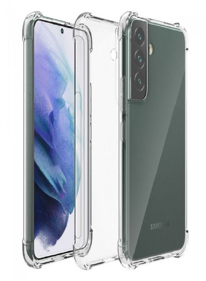 vesus Silicone Soft Thin Crystal Protective Case Cover With Corner Bumpers For Samsung Galaxy S22 Plus Clear - Image 1