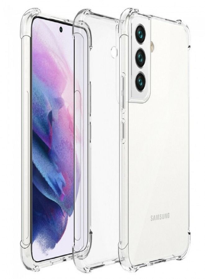 vesus Silicone Soft Thin Crystal Protective Case Cover With Corner Bumpers For Samsung Galaxy S22 Plus Clear - Image 2