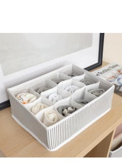 ALAS EV TEKSTIL Clothes Drawer Organizer - 12 Cell for Underwear and Scarves  - Image 4