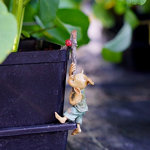 Top Collection 4383 Miniature Fairy & Terrarium Garden Pixie Flower Pot Hugger Statue, Small - Image 3