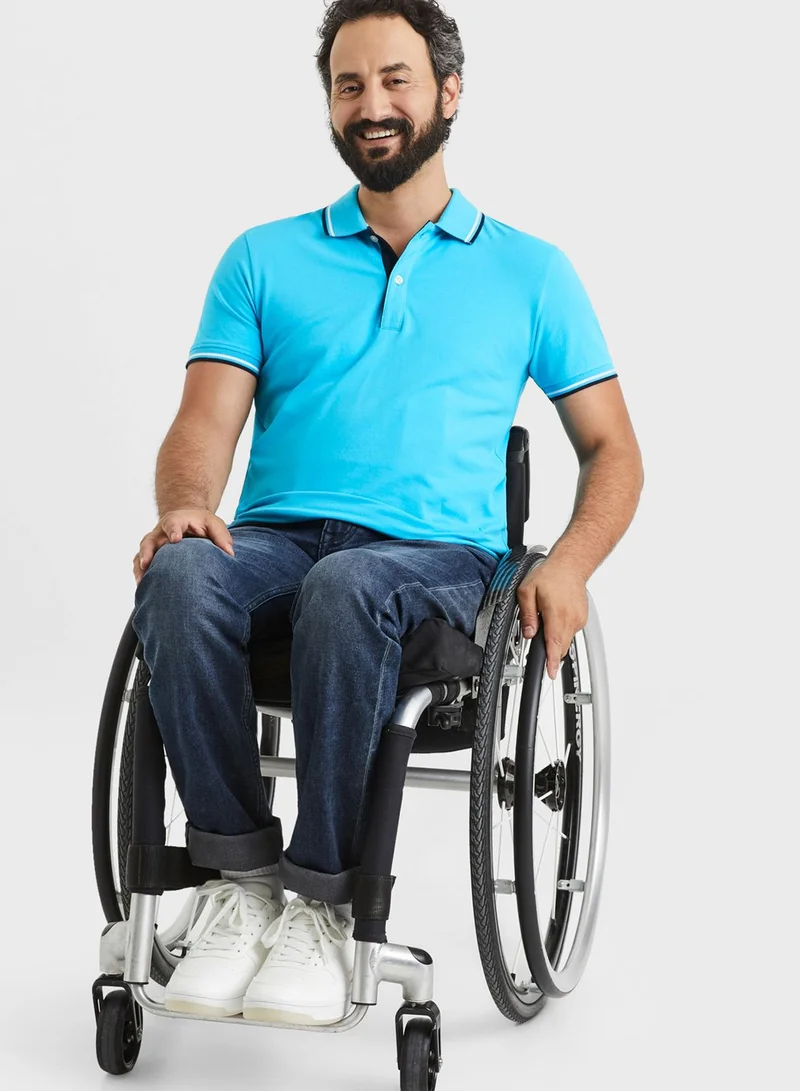 Celio Tipped Polo