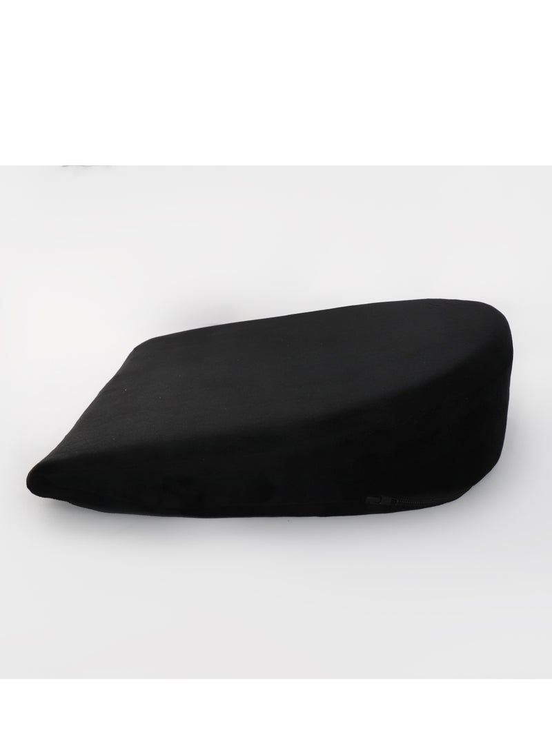 HT Esophageal reflux pillow for children, soft semicircular wedge pillow with washable cover, feeding pillows for sleep and reflux, black color  - Image 2