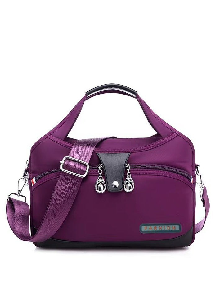 Generic - Ladies handbags Large-capacity Waterproof Anti-theft Women's Fashion Handbag, Oxford Cloth Travel Daypack, Multi Zipper Pockets Crossbody Shoulder Bag - Image 1
