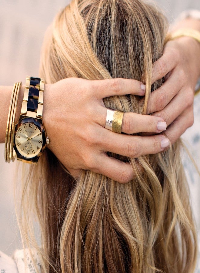 Silpada 'Rain or Shine' Textured Ring in Sterling Silver and Brass, Size 12, Size 12 - Image 5