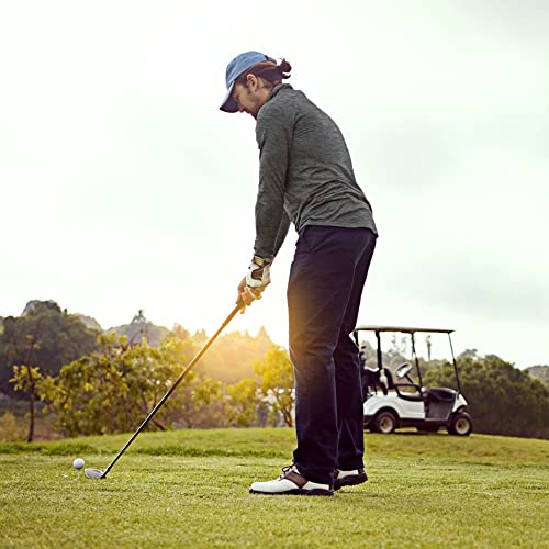 BALENNZ Long Sleeve Polo Shirts for Men - Moisture Wicking Quick Dry Golf Polos - Athletic Long Sleeve Golf Shirts 4BL - Image 2