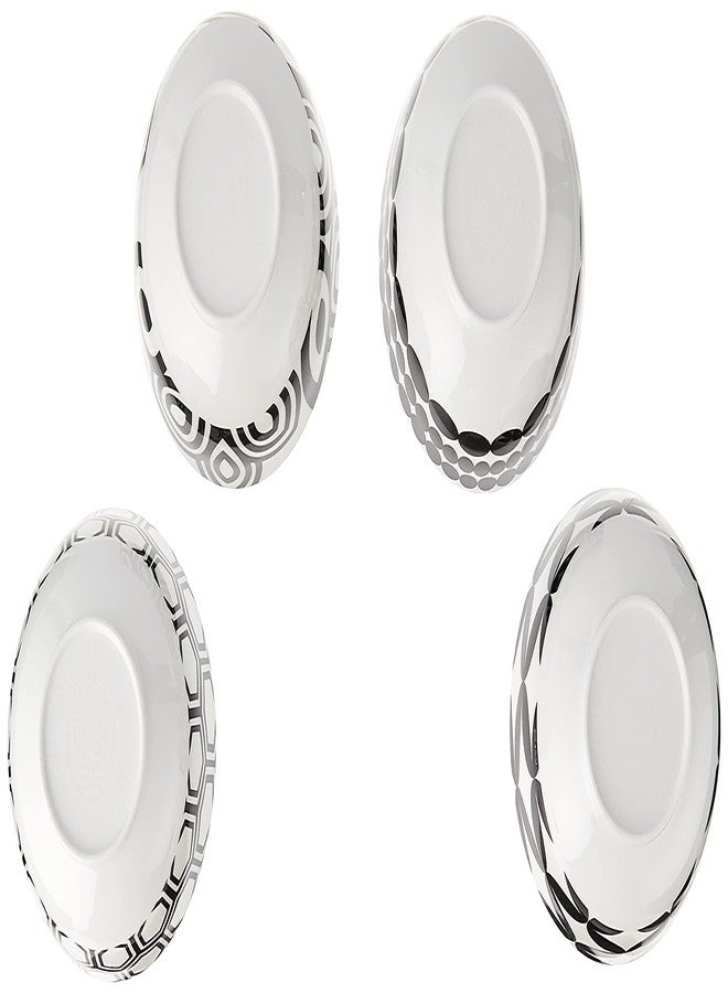 فرنش بول أوعية ميلامين صغيرة من فرنش بول، طقم من 4 قطع، سعة 10 أونصات سائلة، وعاء تقديم صغير - مناسب للوجبات الخفيفة والصلصات والحلويات والآيس كريم - مقاوم للكسر، خالٍ من مادة BPA، آمن للغسل في غسالة الأطباق، 4 بوصات. - Image 4