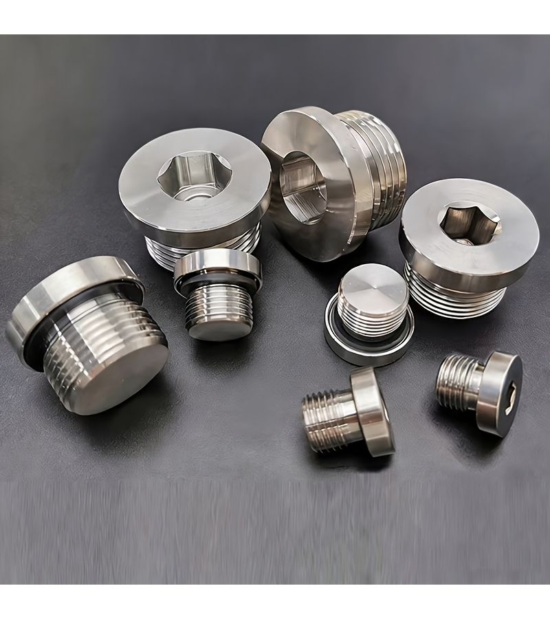 8pcs Galvanized Carbon Steel BSPP Threaded Plugs with EPDM Seals Hexagonal Sealing Plug for Hydraulic Pneumatic and Water Pipe Industrial Plumbing Fittings G1 8 G1 4 G3 8 G1 2 - Image 5