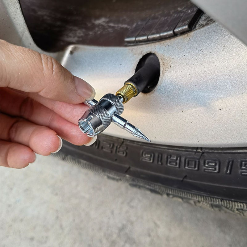 4-in-1 Car Tire Valve Core Wrench Set Multi-Function Repair Tool - Image 4