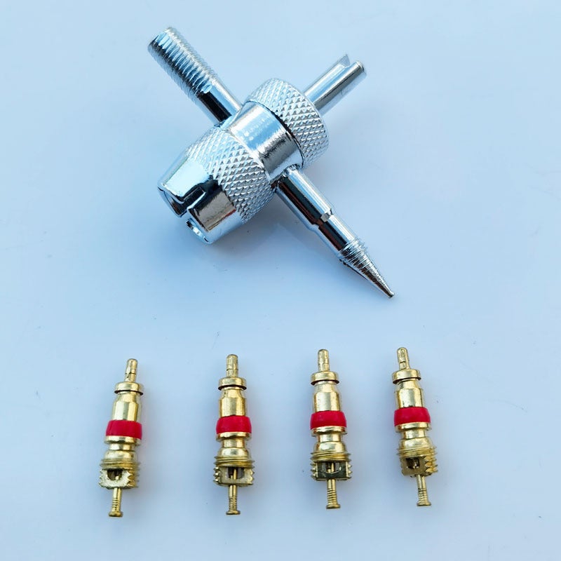 4-in-1 Car Tire Valve Core Wrench Set Multi-Function Repair Tool - Image 3