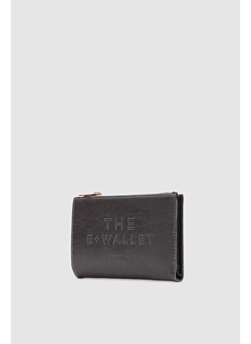 Shule Bags Patent Leather Wallet Line Anthracite  - Image 3