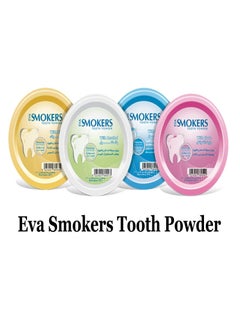 Eva Smokers Cleansing Tooth Powder With Fluorine Remove teeth Stains And Freshens Mouth 40grams  - Image 3