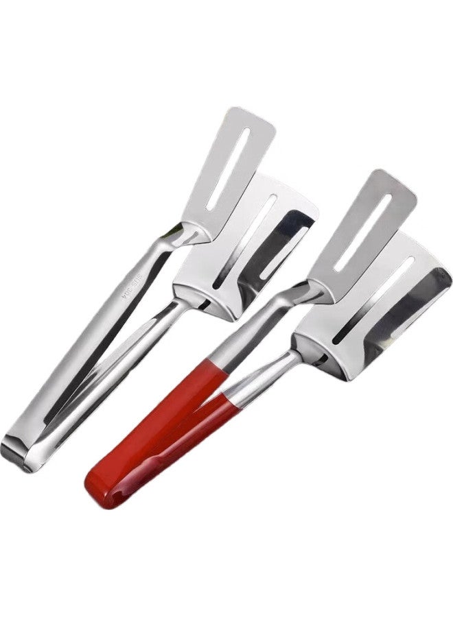 Dipple Dipu'Er 304 Stainless Steel Steak Tongs, Fish Turner, Fish Spatula, Fish Frying Tool, Pizza Kitchen Spatula - Image 2
