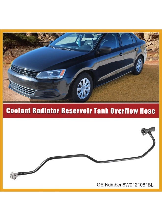 Partuto Coolant Radiator Reservoir Tank Overflow Hose Fit for Audi A4 2.0L 2017-2018 No.8W0121081BL - Pack of 1 Replacement - Image 2