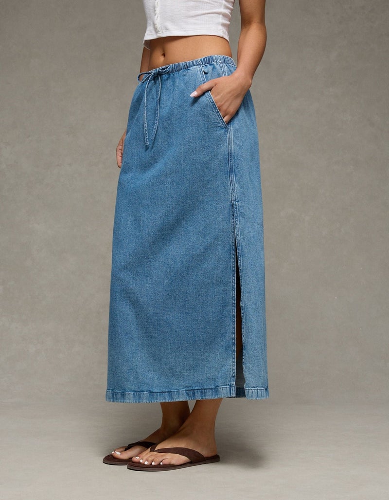 American Eagle AE Stretch Midi Skirt - Image 3
