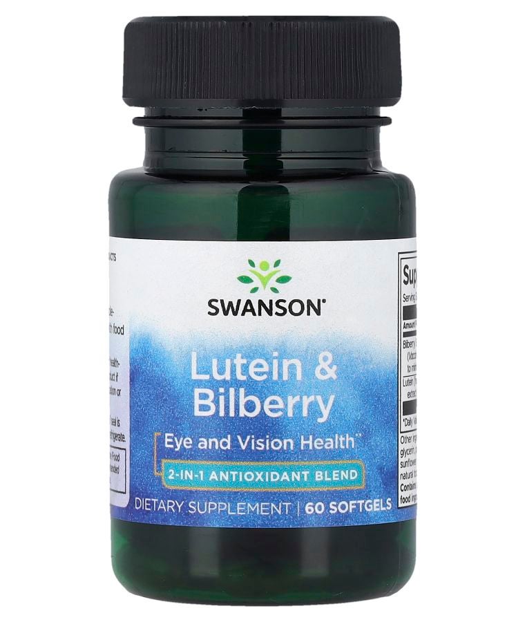 SWANSON Lutein & Bilberry 60 Softgels