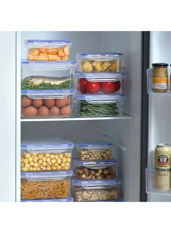 Transparent Small Food Storage Containers Airtight Lids Keep Fresh Organize Kitchen - Image 4