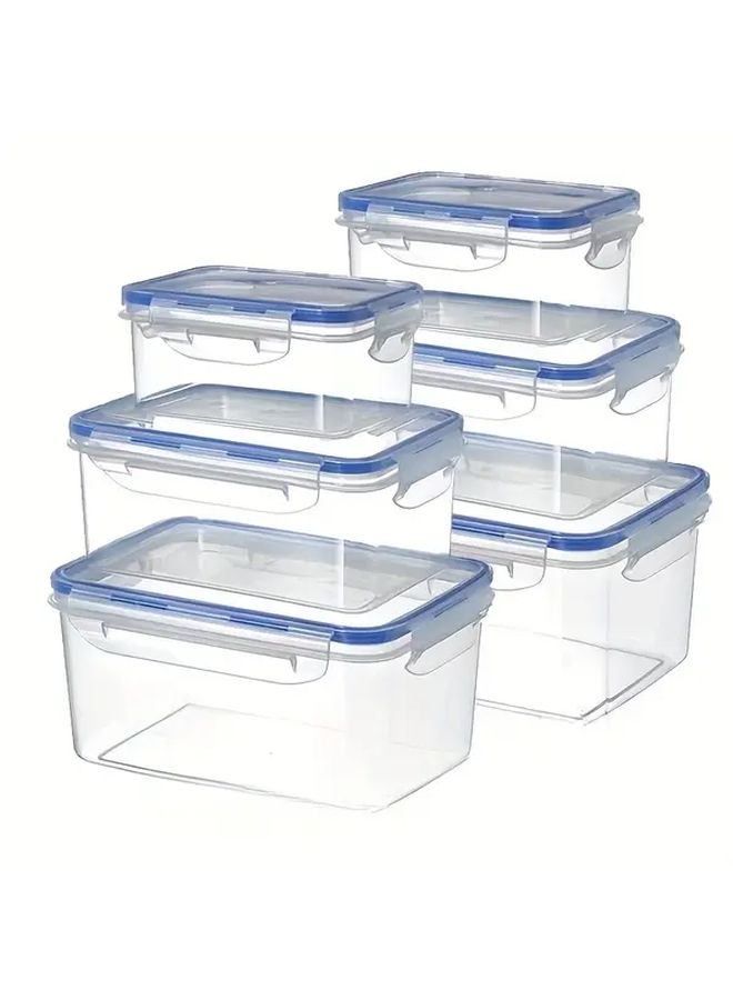 Transparent Small Food Storage Containers Airtight Lids Keep Fresh Organize Kitchen - Image 5