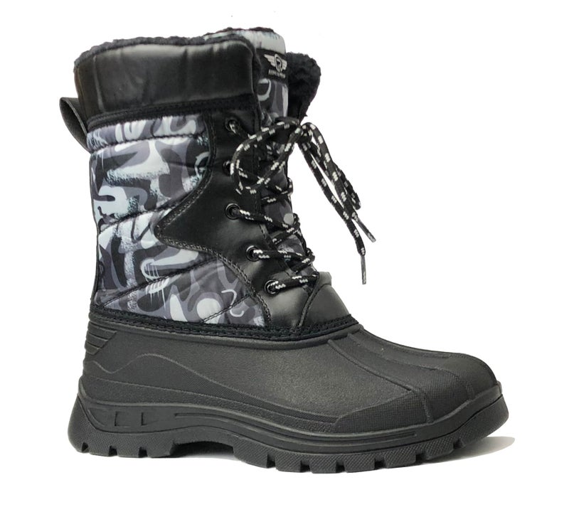 REDVOLUTION Women's Snow Boots Slip-Resistant Waterpoof Winter Fashion Shoe (550L black, size 7) - Image 1